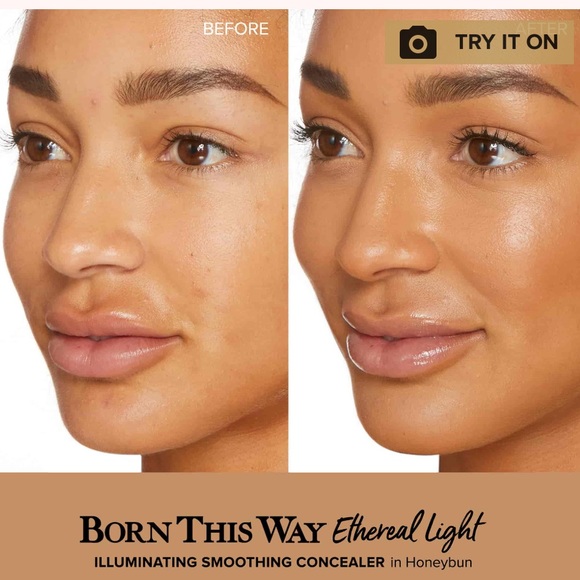 💕🌙Too Faced Honeybun Born This Way Ethereal Light Concealer - Picture 5 of 10